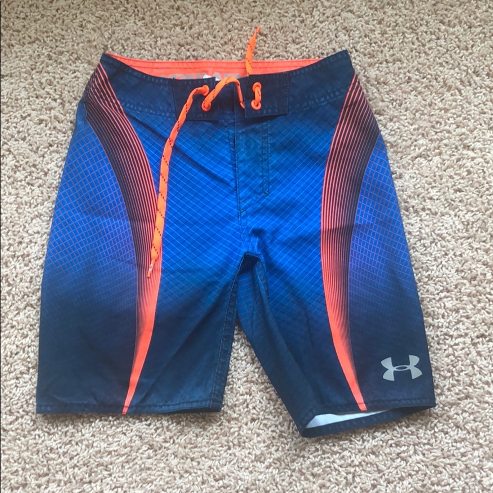 Boys Under Armour board shorts. Size 8
